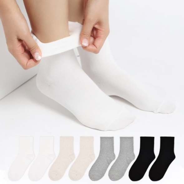 [신한카드 할인] 지알비 여성 노밴드 무압박 중목 양말 8켤레