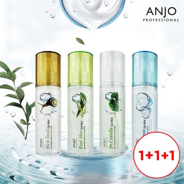 [앙쥬] 물광피부 수딩젤 미스트 120ml 4종 1+1+1 