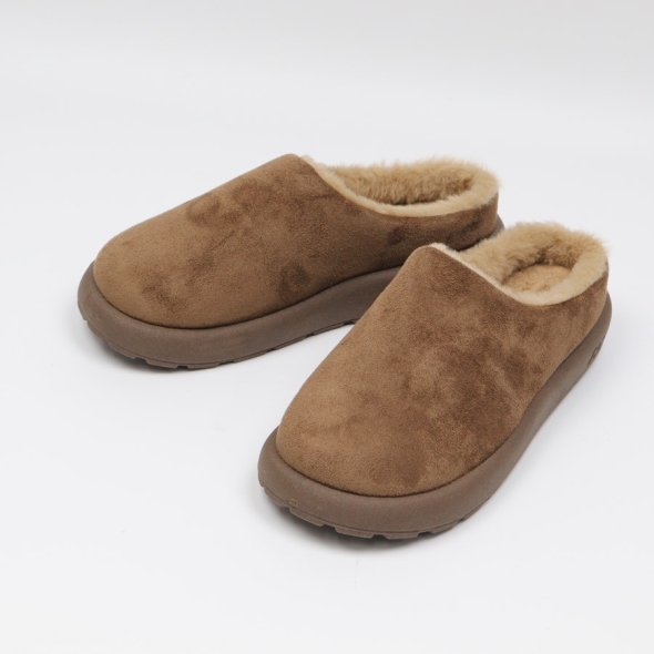 [개성시대] 여성 3cm 블랙 베이직 털슬리퍼 230g 데일리