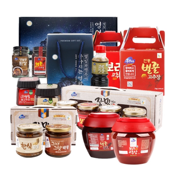 [명절특선] [영월농협] 동강마루 장맛장류세트(고추장/된장/혼합) 상품전(7품목)