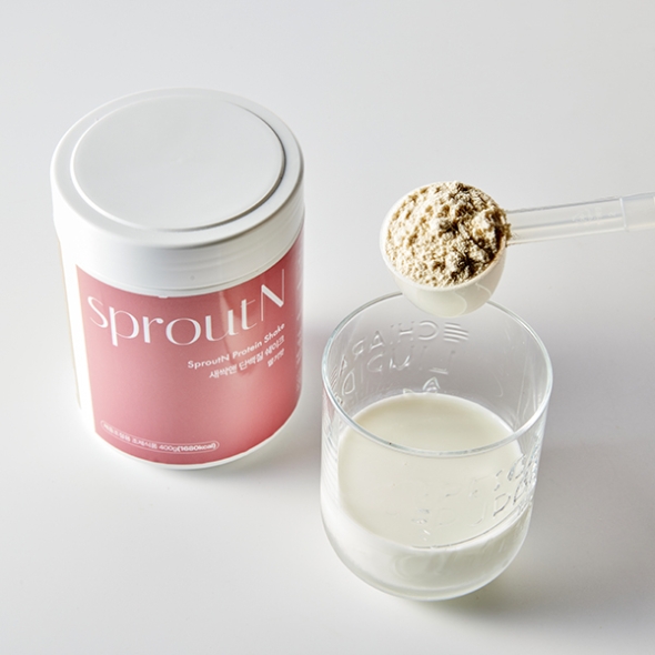 [특별할인] 국내산 원료 새싹앤 맛있는 식사대용 단백질쉐이크 프로틴 파우더 보충제 400g 3종 택1