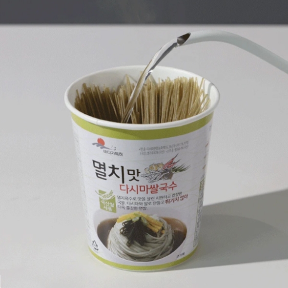 [완도바다] 멸치맛 다시마 쌀국수컵면 5통/10통/15통(통당82g/스프포함)