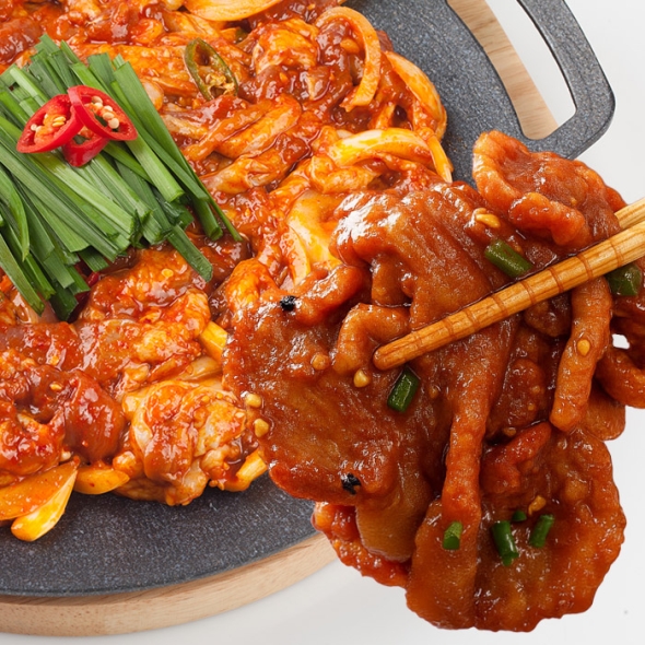 [셀덕] 고추장 오리 양념 불고기 400g(냉동)