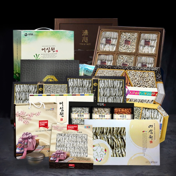 [멸절특선] [어심] 실속/고급 멸치/건어/해초 선물세트(17품목)
