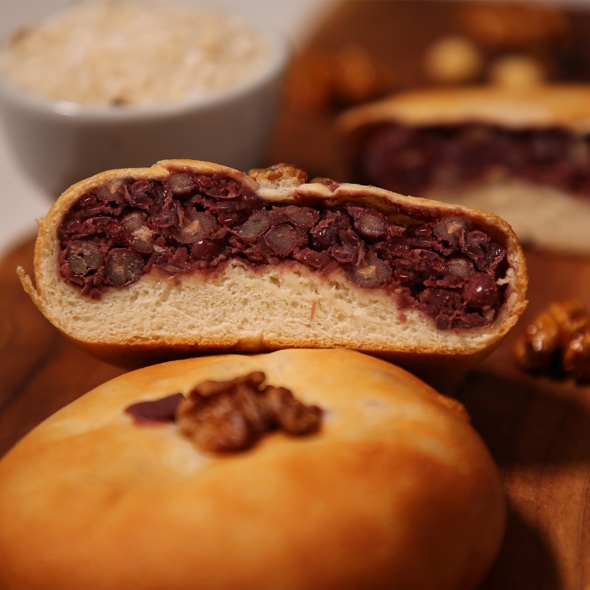 선수빵 쌀과 두유로 만든 속편한 무방부제 비건 저당류 국산팥 수제 팥빵 150g