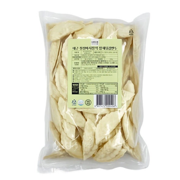 [단짠예찬] 대구 칠성야시장식 잡채튀김만두 1팩/2팩/3팩 (팩당 1kg/57개내외)