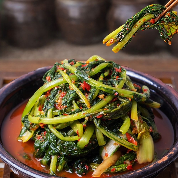 [우리들]전라도 열무얼갈이 자박이 김치(1kg/2kg/3kg/5kg/10kg)