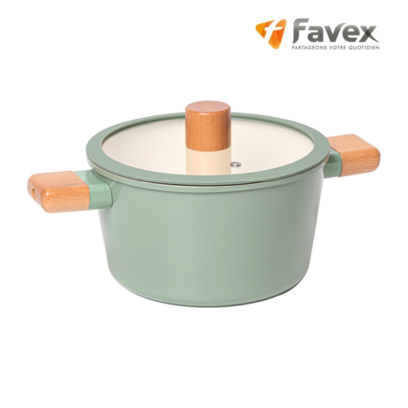 [파벡스] 18 세라믹 편수 냄비 