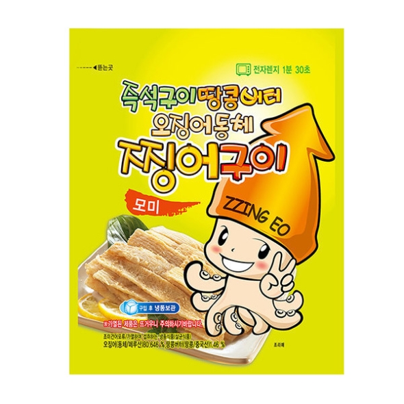 [단짠예찬] 땅콩버터 오징어 찡어구이 2팩/3팩/5팩/10팩(팩당80g)