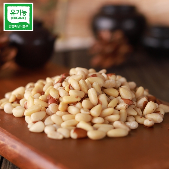 [25년산] 강원도 영월 유기농 잣 (백잣/황잣) 130g / 300g / 500g