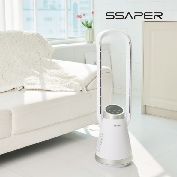 셰퍼 에어리움 무드등 날개없는 선풍기 SS-J6015