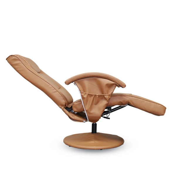 벨로체 리클라이너 1인 각도조절 발받침 수동 브라운