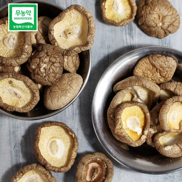 예산청년농부의 국내산 무농약 건 표고버섯 원형 200g