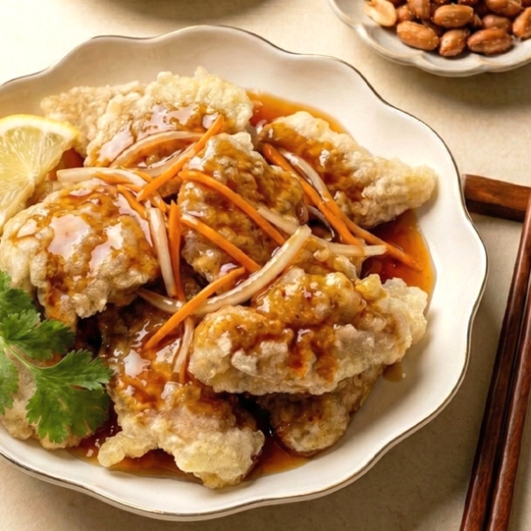 [단짠예찬] 숙성 도톰 등심 꿔바로우 1팩/2팩/3팩 (팩당 1kg)