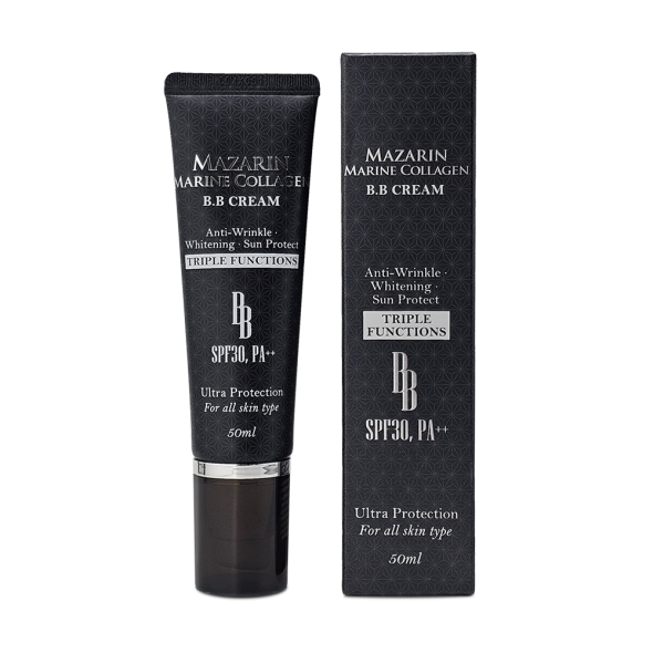 마자린 마린 콜라겐 비비크림 50ml 미백 주름 자외선차단 SPF30
