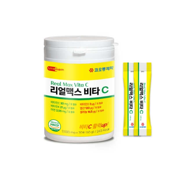 코오롱제약 리얼맥스 비타C 60g(2,000mg x 30포)
