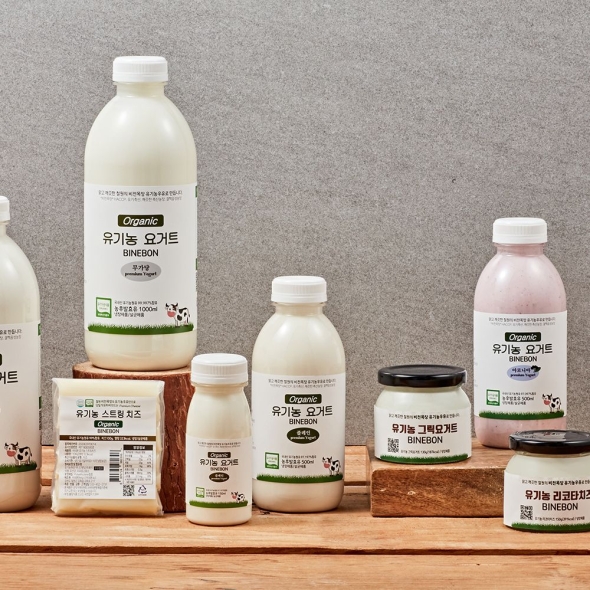 철원목장 수제 유기농 아로니아요거트150ml x 3ea 외 당일새벽착유 1A등급원유 유기가공식품인증