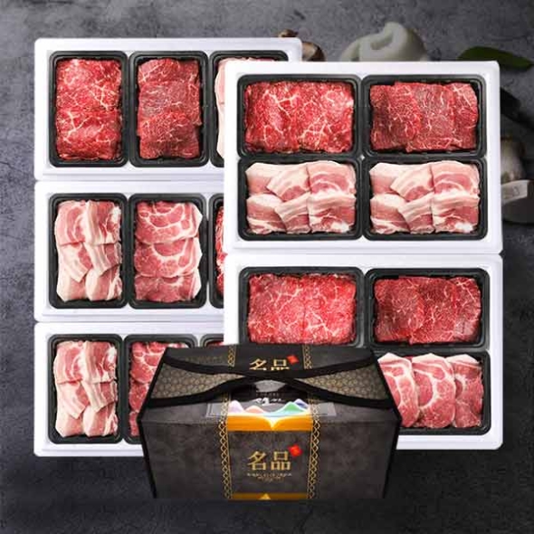 [명절특선] [고산농협] 고산한돈/한우 혼합 선물세트(6품목)