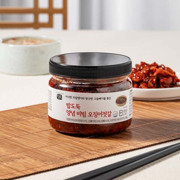 [밥도둑] 양념 비빔 오징어젓갈 350g