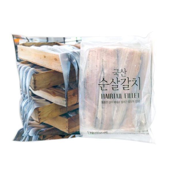 [동방유통] 국내산 순살갈치 1팩/2팩/3팩 (팩당1kg/250gx4팩)/HACCP인증