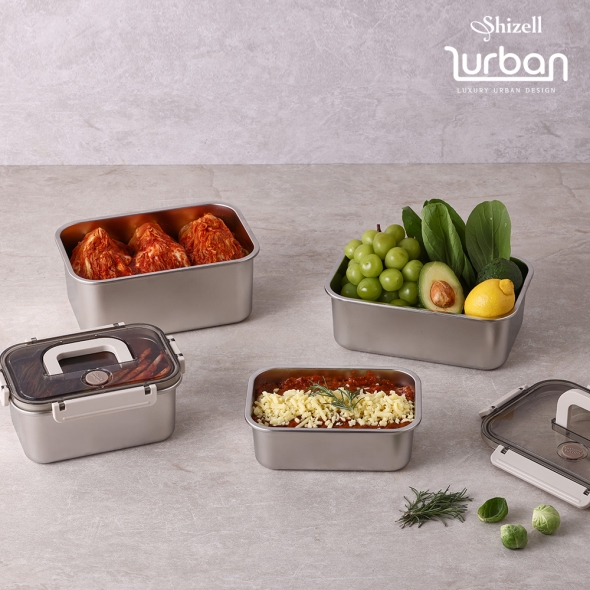 [김장철] 쉬젤 러반슈퍼클린찬통4종세트_(1700+2100+3200+3900ml)