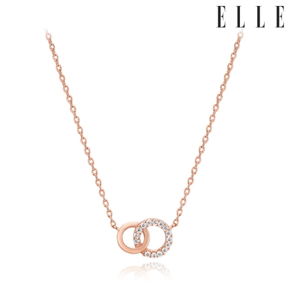 엘르주얼리 더블 원 목걸이 ELBRNN174 로즈골드
