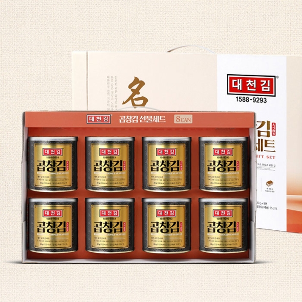 [대천김] 명품캔김세트 30g X 8캔