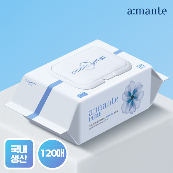 대용량 50gsm 아기물티슈 도톰 엠보싱 캡형 120매 10팩/20팩