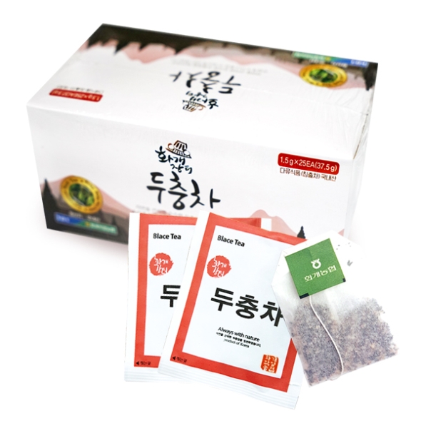 [화개농협] 화개장터 두충차 2박스/3박스/5박스 (박스당25티/37.5g)
