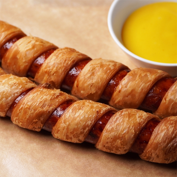 [단짠예찬] 페스츄리 롱 소시지 950gx1팩/2팩/3팩 (팩당 5개)