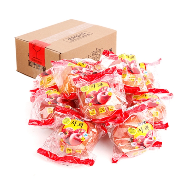 [과일예찬] 껍질째 먹는 세척 봉지사과 5kg(정품20-23과내)