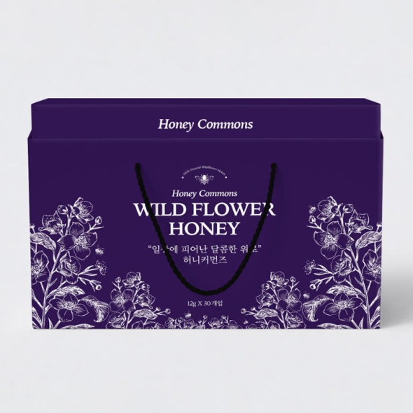 허니커먼즈 야생화 벌꿀 스틱 30P 선물세트