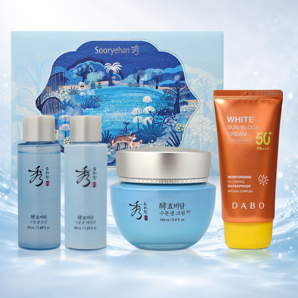 수려한 효비담 수분샘 크림 150ml 어드밴스드 특별 기획세트