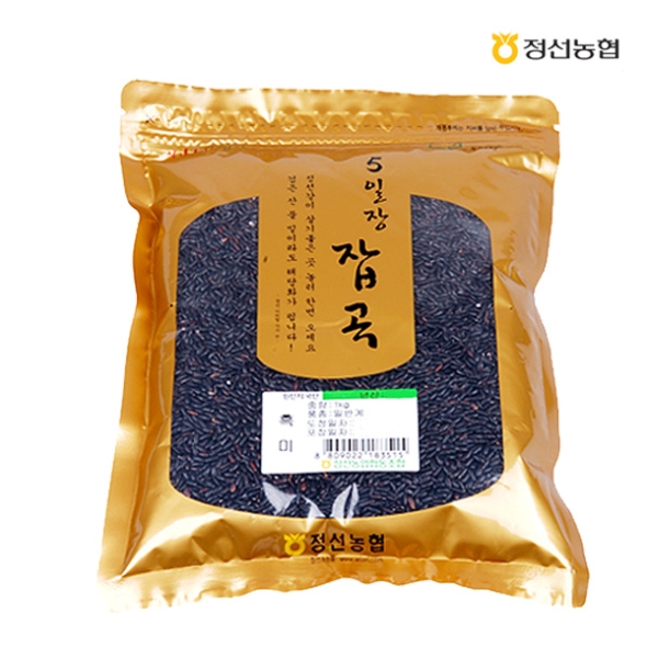 [정선농협] 오일장잡곡 흑미(조생) 1kg/2kg/3kg/5kg