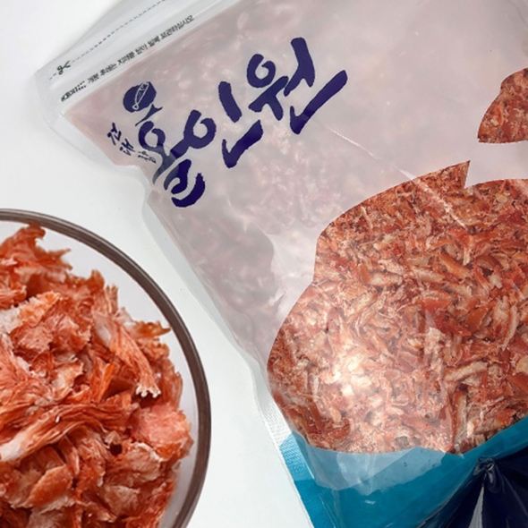 [마산어시장] 국내가공 백진미채 중가루 500g 1kg  진미 일미 파지 떡가루 가루_페루산