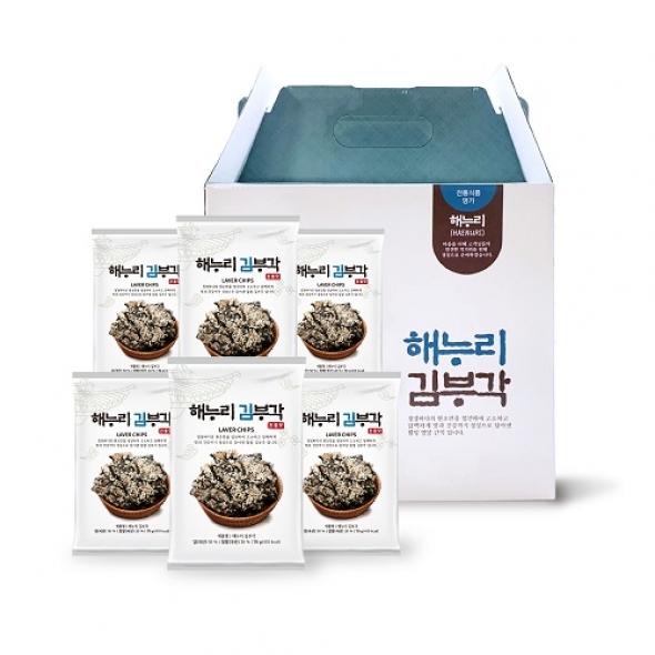  [남원김부각]   전통 찹쌀 김부각 70g*6봉 선물 세트 / 바삭, 고소함