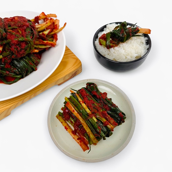 (산지이음) -[HACCP인증] 향긋 알싸 감칠맛 쪽파김치-2kg