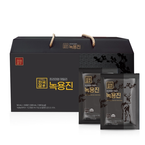 [보름데이] [만원의 행복] [한국삼] 프리미엄 데일리 녹용진 (50ml*30포)