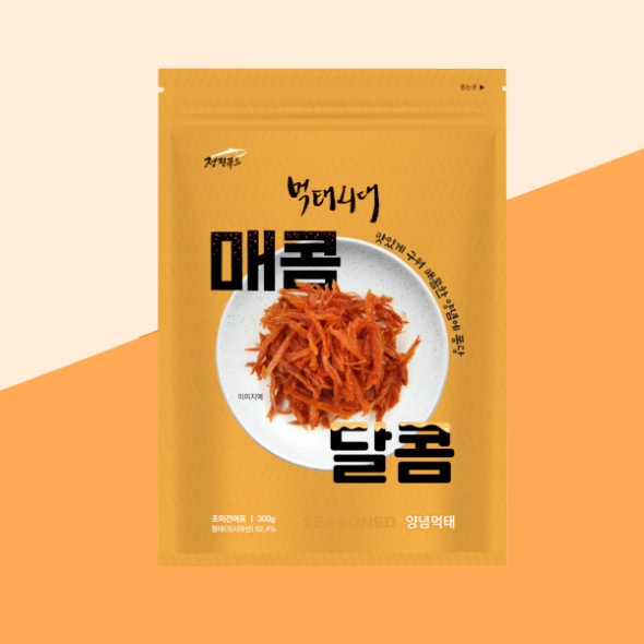 [단짠예찬] 맛있게 구운 매콤달콤 양념먹태 1팩/2팩(팩당300g)