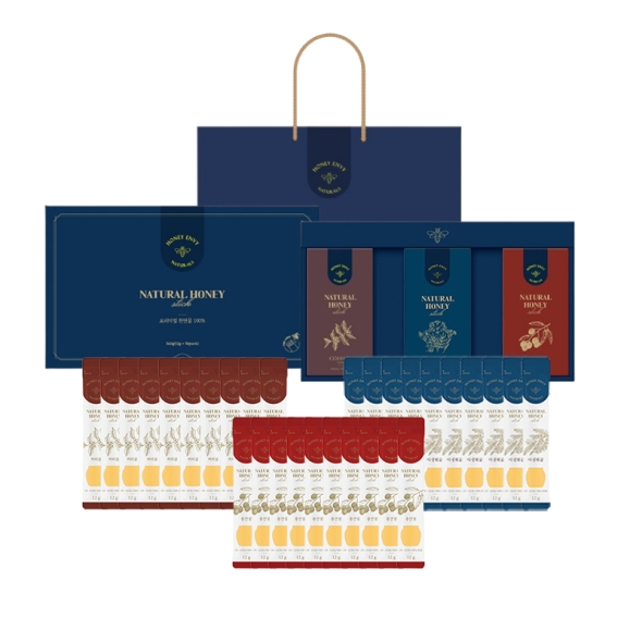 허니엔비 100% 천연꿀스틱 20p세트 A타입(커피꿀10p + 야생화꿀10p)
