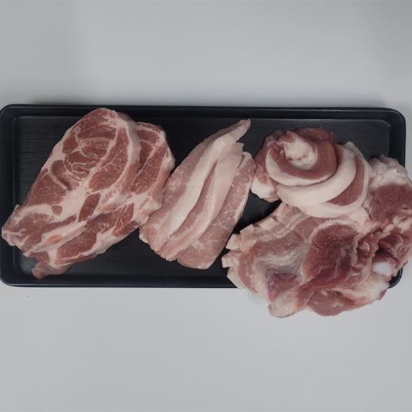 육즙좔좔 1등급 국내산 한돈 4종 미식세트(마)