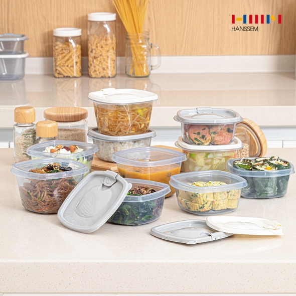 [만원의행복] 한샘 마이쿡 항균 진공 밀폐용기 10조 세트