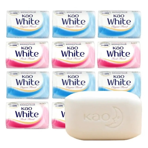 [카오]식물성 화이트 바 솝 130g x 12ea
