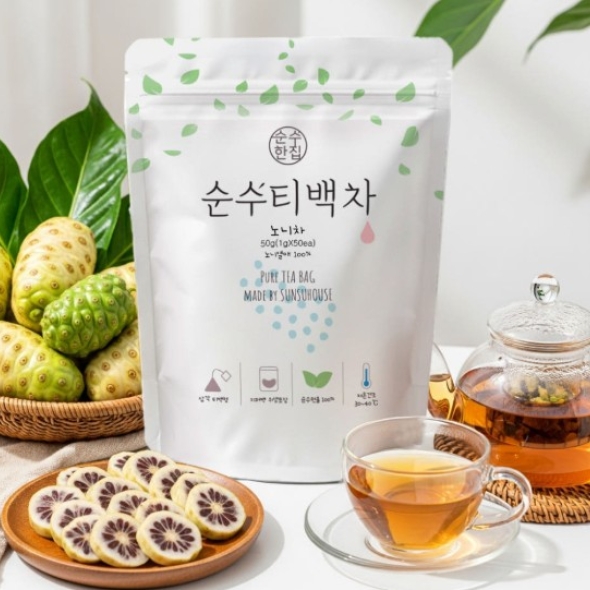 [순수티백]순수한집 노니차 티백 1팩 50개입/2팩 100개입
