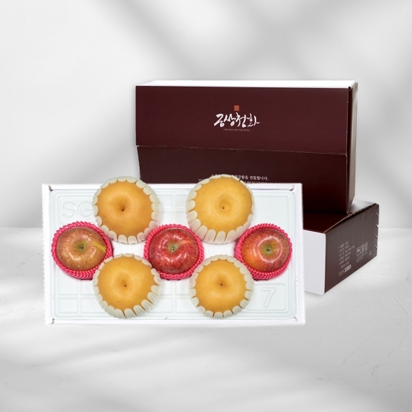 [명절브팜] 금상첨화 사과 배 혼합 선물세트