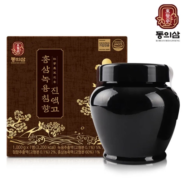 [동의삼] 홍삼녹용침향진액고 1kg(쇼핑백 포함)