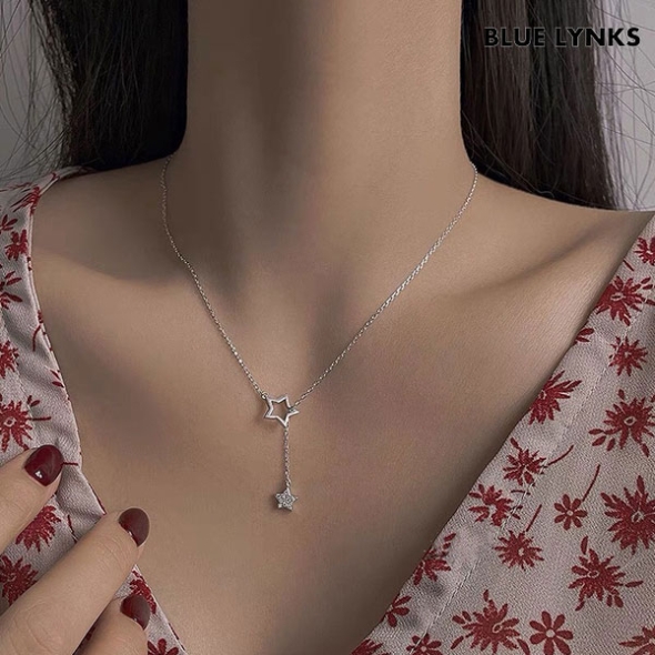 [블루링스] URN 실버 S925 별인별 목걸이 BRM-URN01