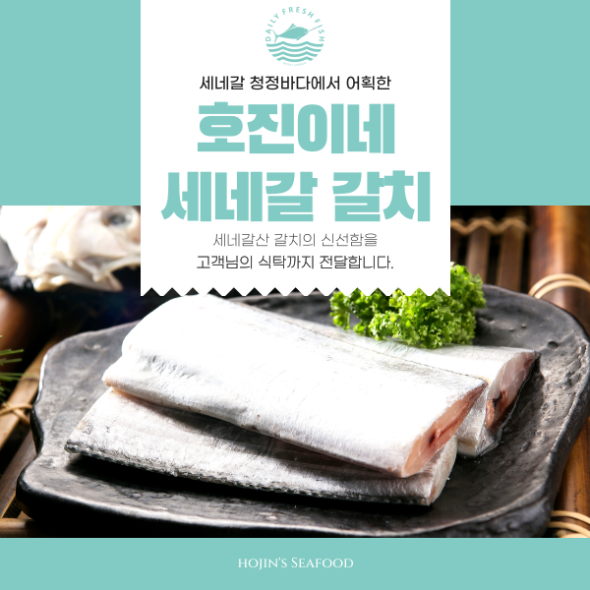 100% 수작업 손질 호진이네 세네갈산 손질갈치 1마리~4마리