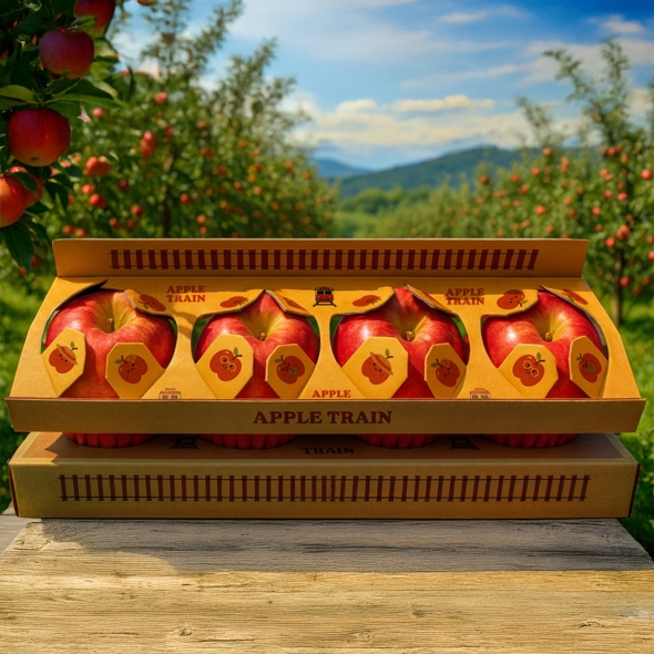 [보름데이] 애플트레인 충북 음성 고당도 프리미엄 로얄 부사 정품  보통2.4kg 상 3kg  상중 5kg