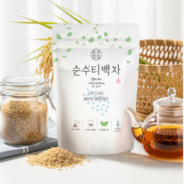  [순수티백]순수한집 현미차 티백 1팩 50개입